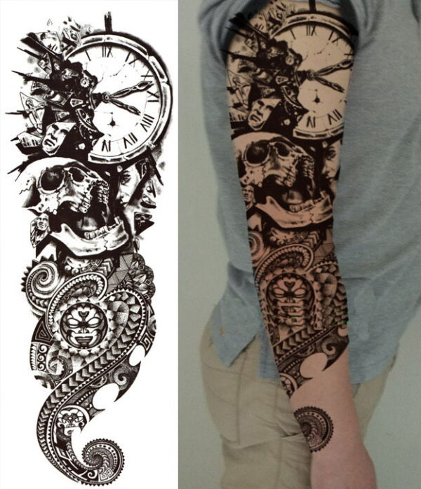 Steampunk Tattoo Shattered time