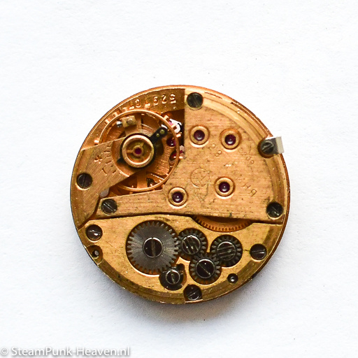 Steampunk Armbanduhr-Mechanismus goldfarben