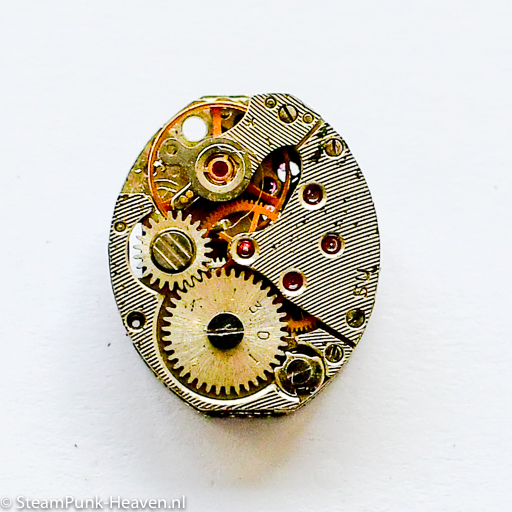 Steampunk Armbanduhr-Mechanismus oval
