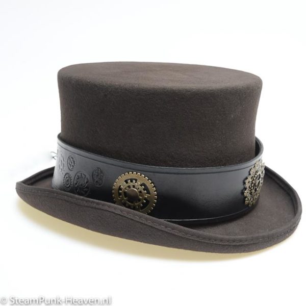 Steampunk Hutband Black Gear
