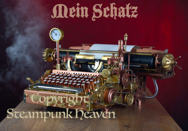 Steampunk Glückwunschkarten-Set Mortimer - WEG IST WEG – Bild 6