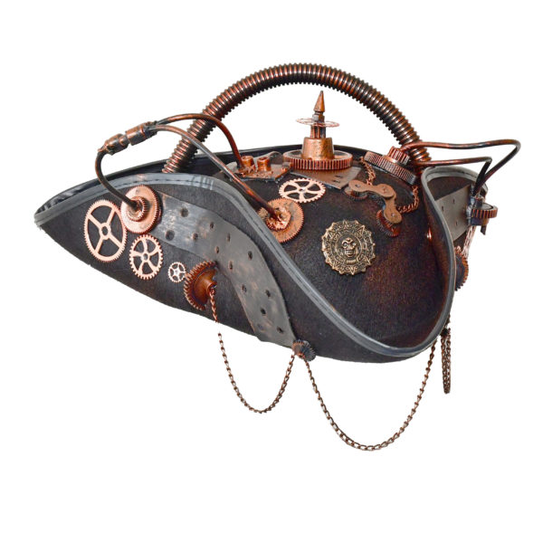 Steampunk Piratenhut Captain Drake