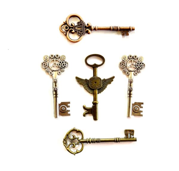Steampunk Schlüssel-Set 21