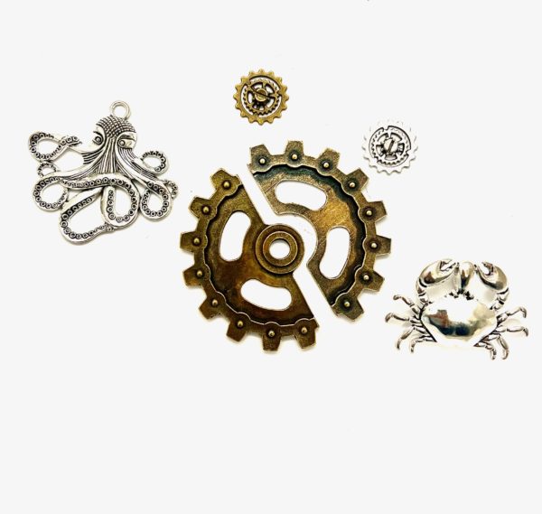 Steampunk Kettenanhänger Mix 19 - WEG IST WEG