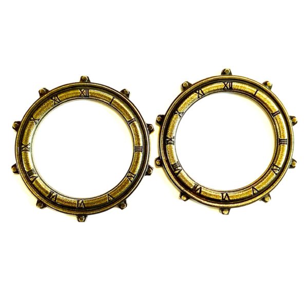 Steampunk Mixed-Media Uhr Winifred, 2er Set – Bild 4