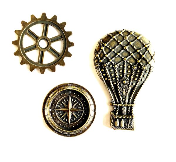 Steampunk Kettenanhänger Mix 26 - WEG IST WEG
