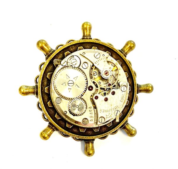 Steampunk Brosche 50
