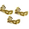 Steampunk Kettenanhänger Maske, bronzefarben, 3er Set