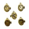 Steampunk Uhr 12, 5er Set