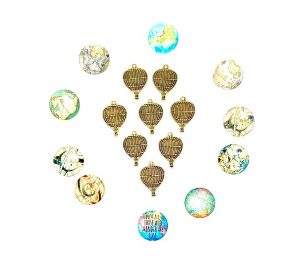 Steampunk Cabochon-Set Colette - WEG IST WEG