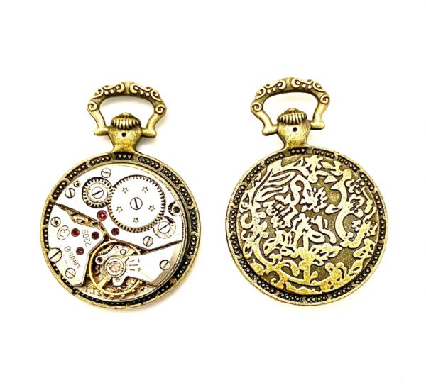 Steampunk Uhr 17, 2er Set – Bild 2