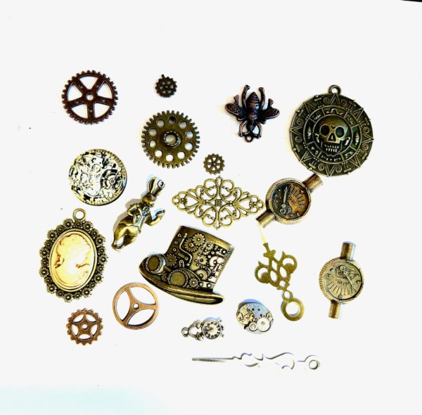 Steampunk Kettenanhänger Mix 4