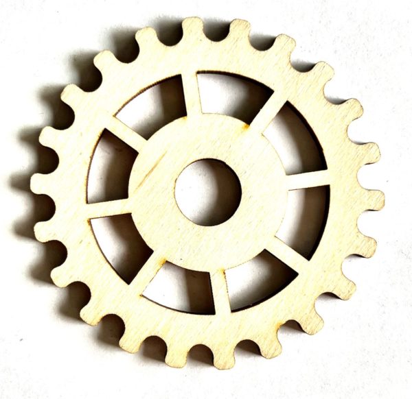 Steampunk Zahnrad Karl, 7 Stück