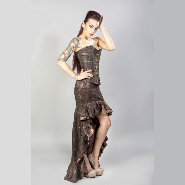 Steampunk Damen Rock Rose bis Größe 46 – Bild 3