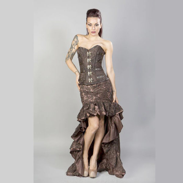 Steampunk Damen Rock Rose
