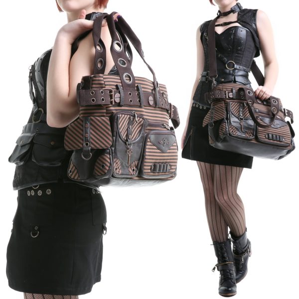 Steampunk Tasche Simone de Beauvoir – Bild 3