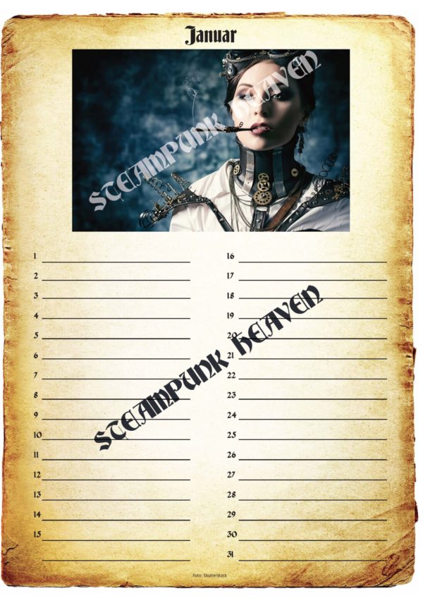 Steampunk Geburtstagskalender – Bild 2
