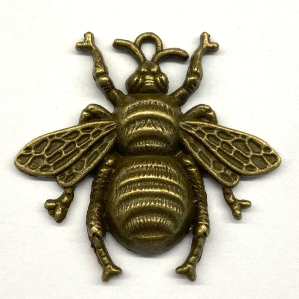 Steampunk Kettenanhänger Biene