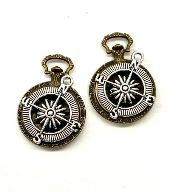 Steampunk Kettenanhänger Windrose