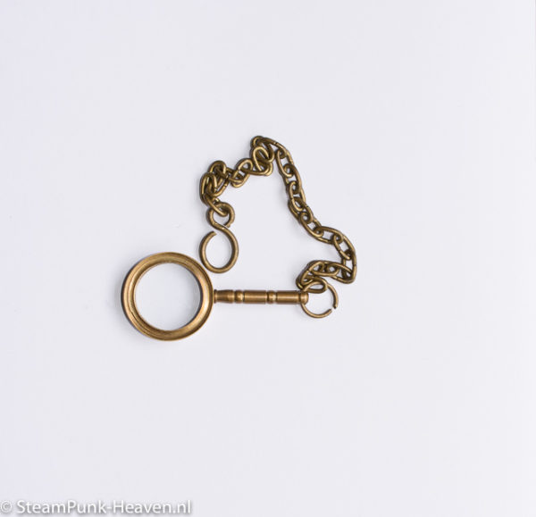 Steampunk Lupe an Uhrkette