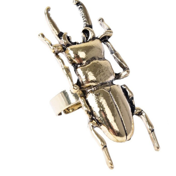 Steampunk Ring 70 mit Käfer