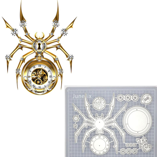 Steampunk Stanzschablone Spinne – Bild 2